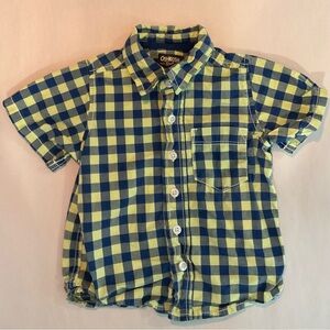 Toddler short sleeve button up shirt